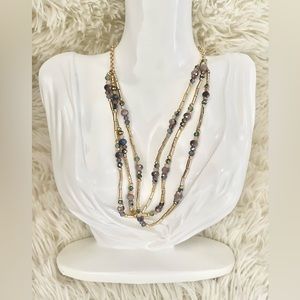 Style & Co Beaded Multi-Row Necklace, 18" + 3" Extender